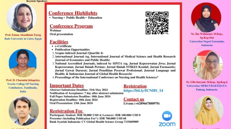 The 14 ICNHS:Improving Maternal and Child Health Through The Role of Educators and Health Professionals